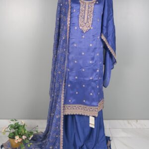 Saanjh Catalog – Khuleesh Collection by Vinay Fashion (Midnight blue) - Image 2