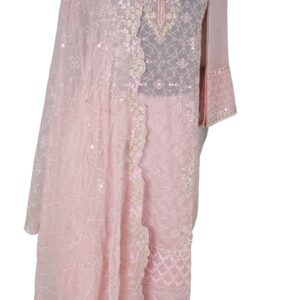 Authentic Bin Hameed – Rashmika Catalogue | 3-Piece Unstitched Suit (Baby pink) - Image 2