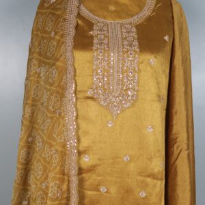 Saanjh Catalog – Khuleesh Collection by Vinay Fashion (Mustard Golden) - Image 2