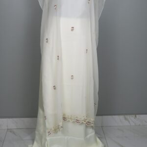Original Bin Hameed Unstitched Suit (Off-white)( SOLD) - Image 2