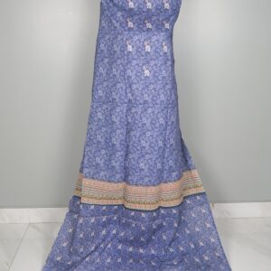 Mashaal Inspired Premium Cotton Ready-Made Dress( Blue) - Image 2